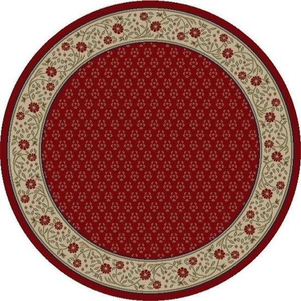 Concord Global Trading Concord Global 40200 5 ft. 3 in. Jewel Harmony - Round; Red 40200